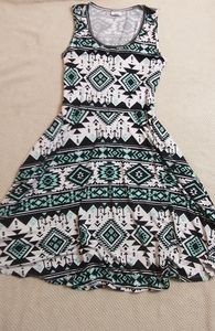 Lularoe Nikki Aztec Print Dress